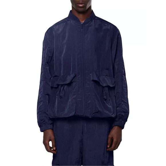 Rains Lightweight Bomber Jacket in Ink Size M